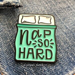 Nap Enamel Pin